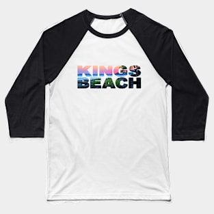 KINGS BEACH - Sunshine Coast Sunset over Glass House Baseball T-Shirt